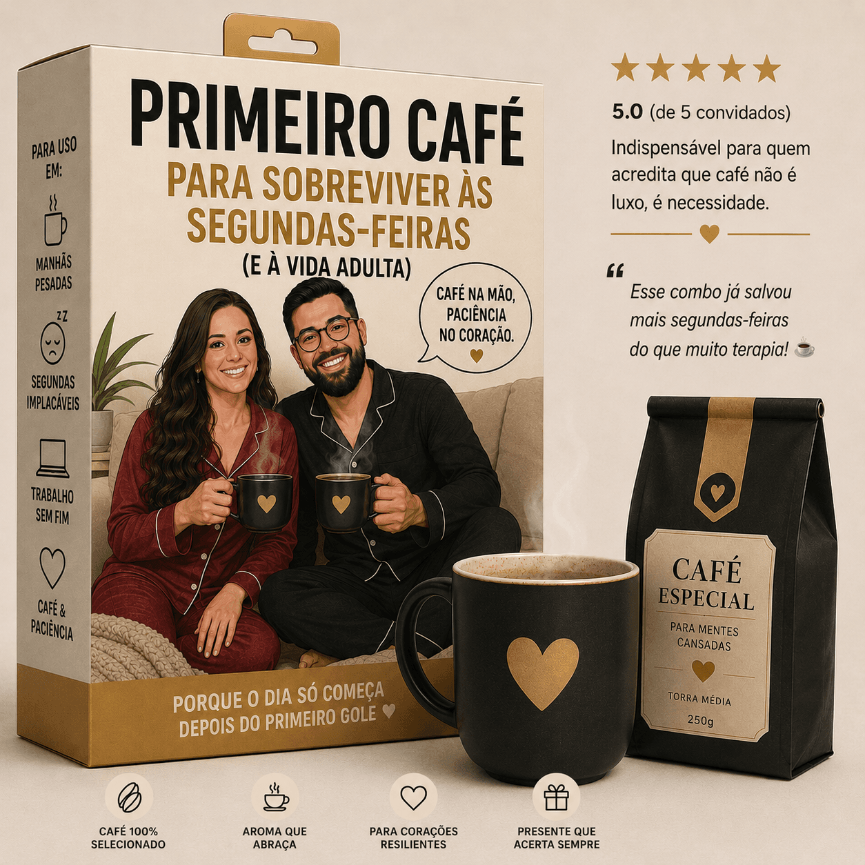 Primeiro Café para Sobreviver às Segundas-feiras